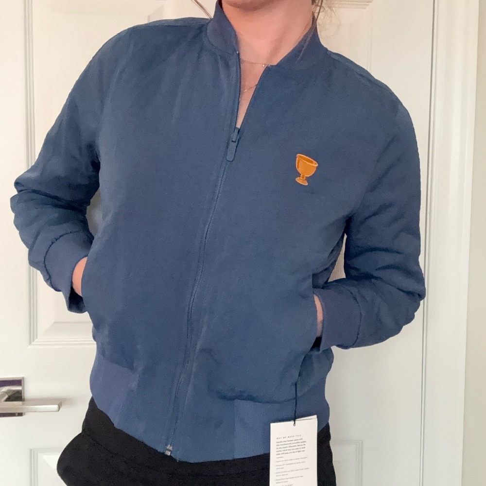 Lululemon Reversible Blue Bomber Jacket